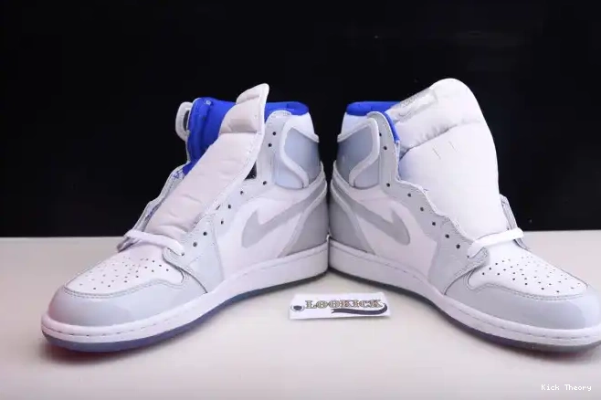 Kick Theory Air Racer 1 Blue White Jordan Zoom High CK6637-104 Retro 0604
